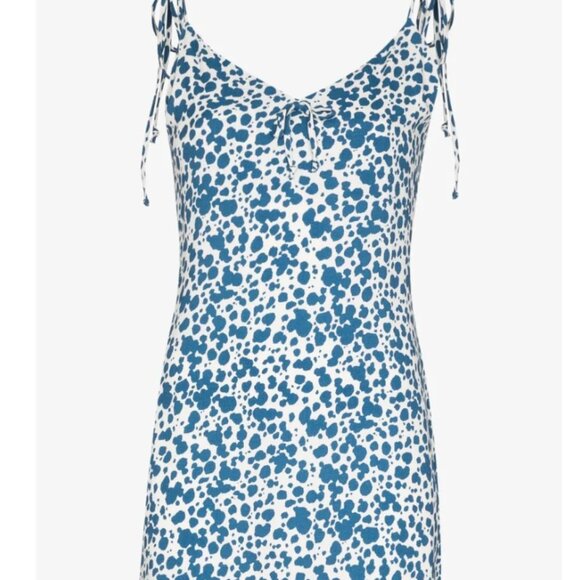 Reformation Chandler Mini Dress - Rainey - S - NWT - Picture 2 of 2